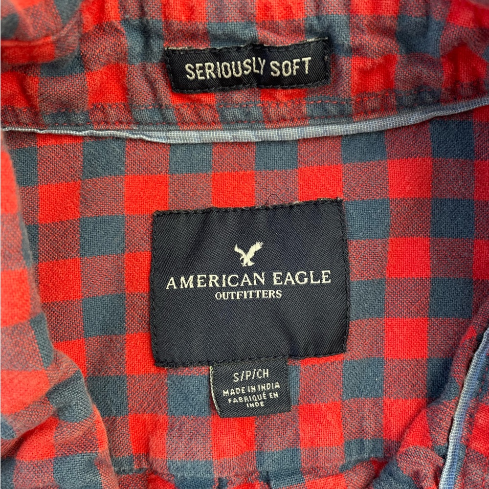 American Eagle Outfitter Unisex Flannel Button Down - Picture 3 of 5